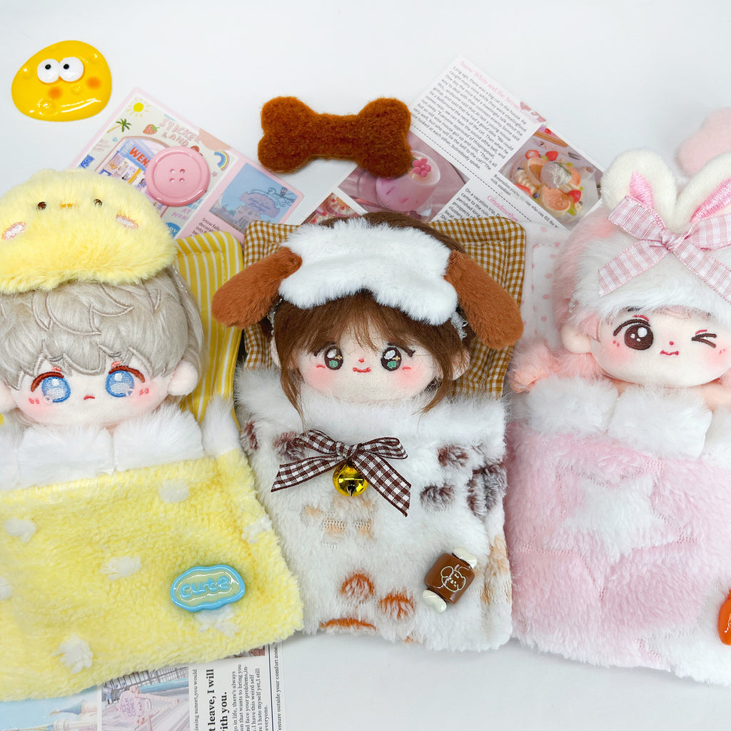 Fluffy Animal Pajama Outfit-10cm/15cm Set