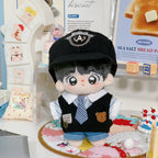Preppy bear vest full outfit set for 10cm plush