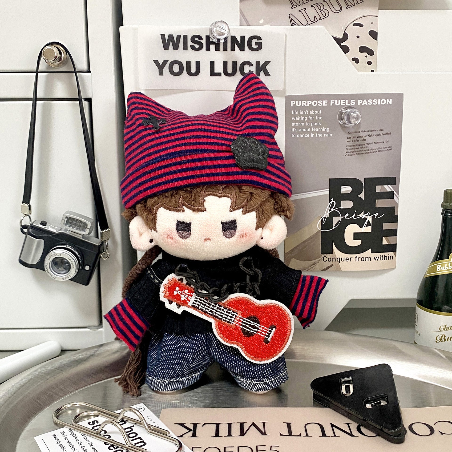 Rockstar Cat Outfit-10cm Set