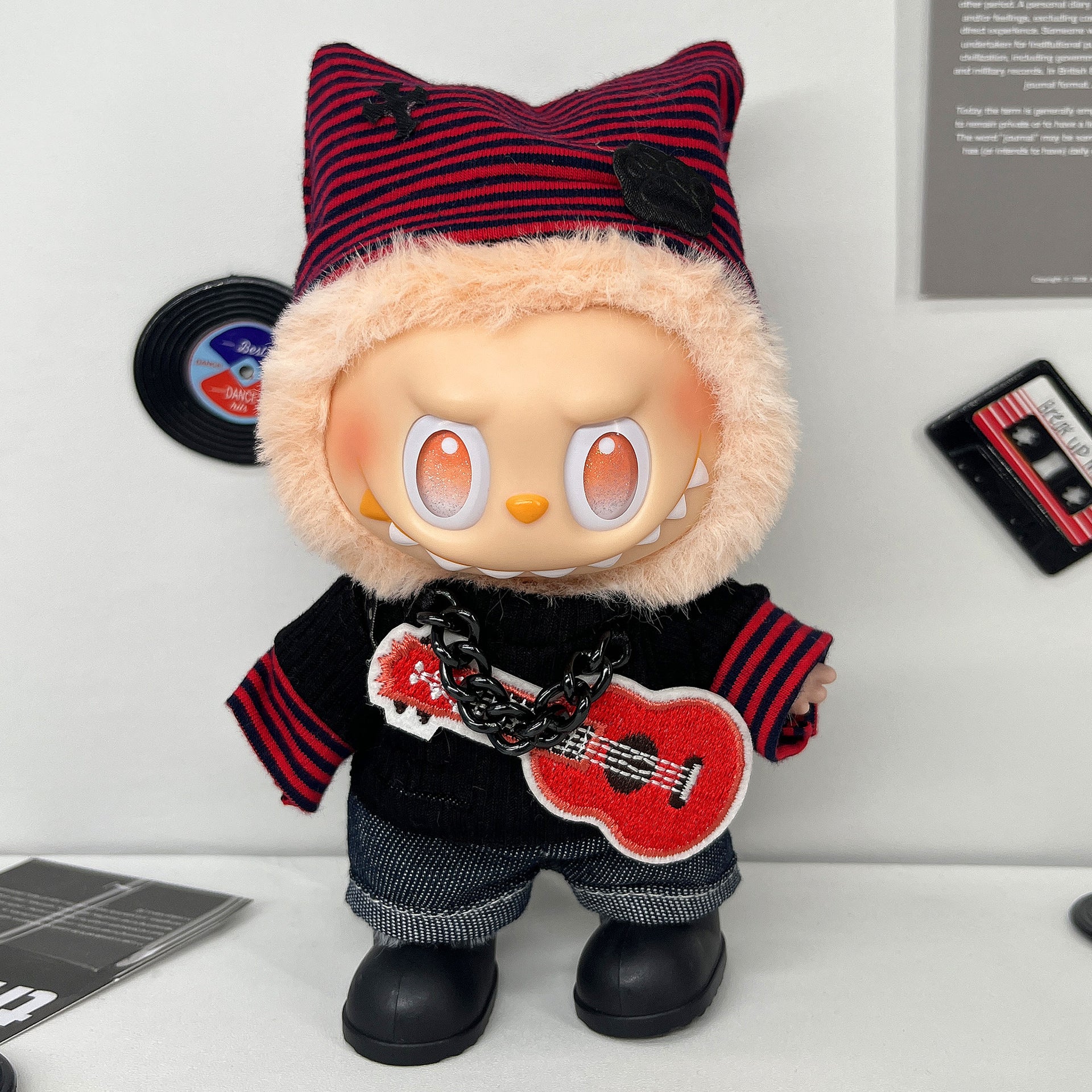 Rockstar Cat Outfit-10cm Set