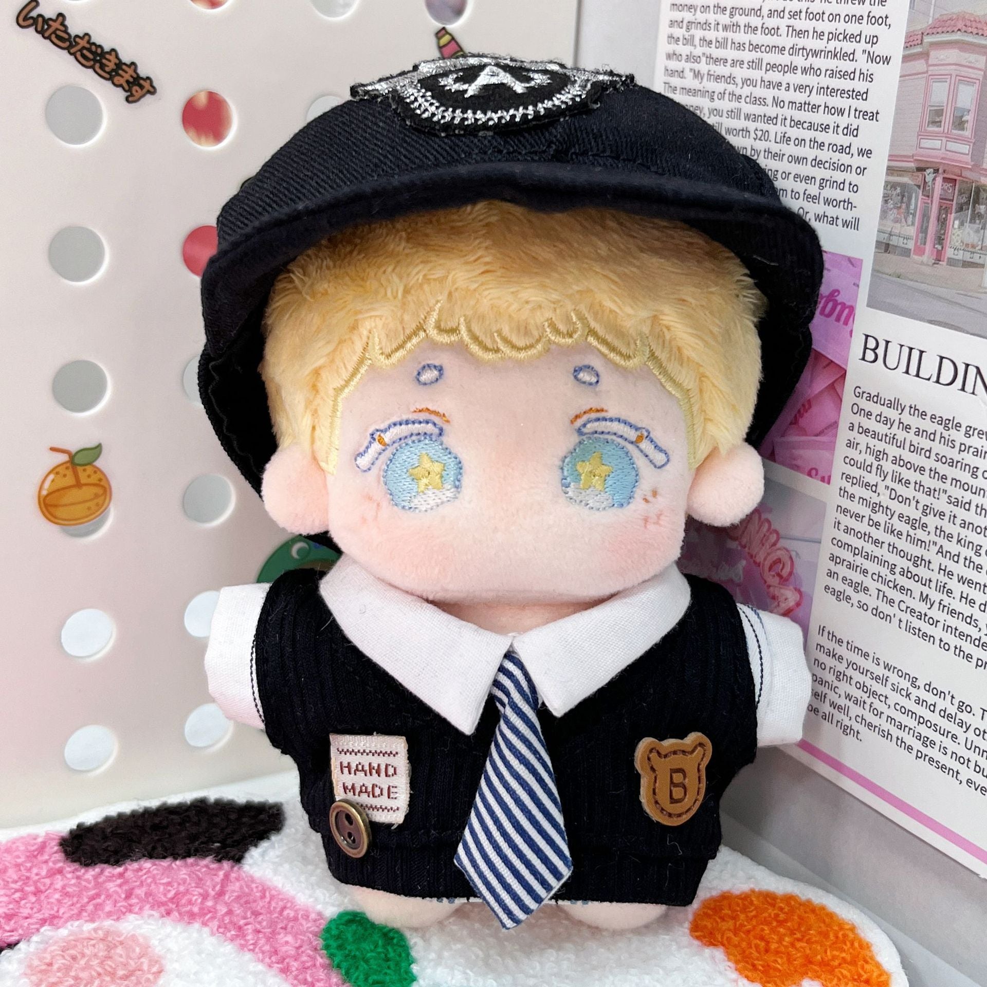 Preppy Bear Vest Outfit Set-10cm Set