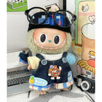 Denim Patchwork Overall Set-10cm Set
