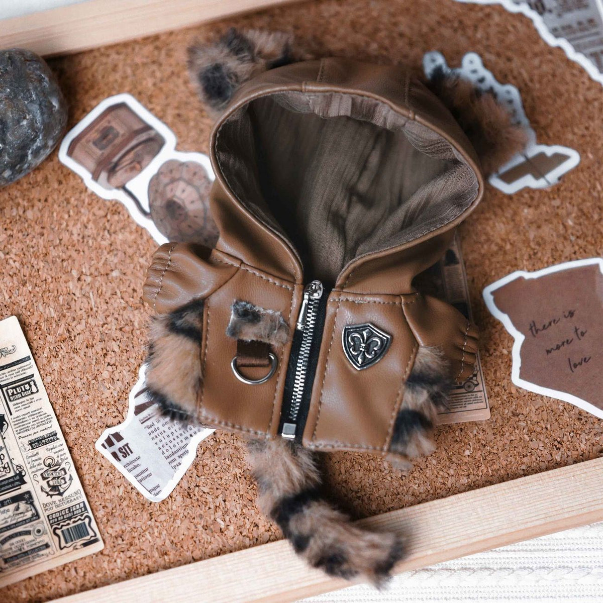 Punk Kitty Leather Jacket-10cm/15cm set