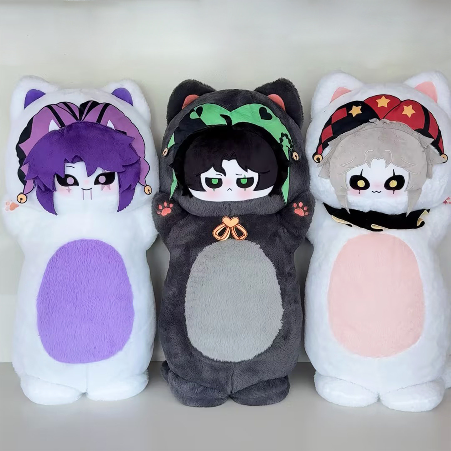 Pierrot Harlequin Jester  Hug Plush