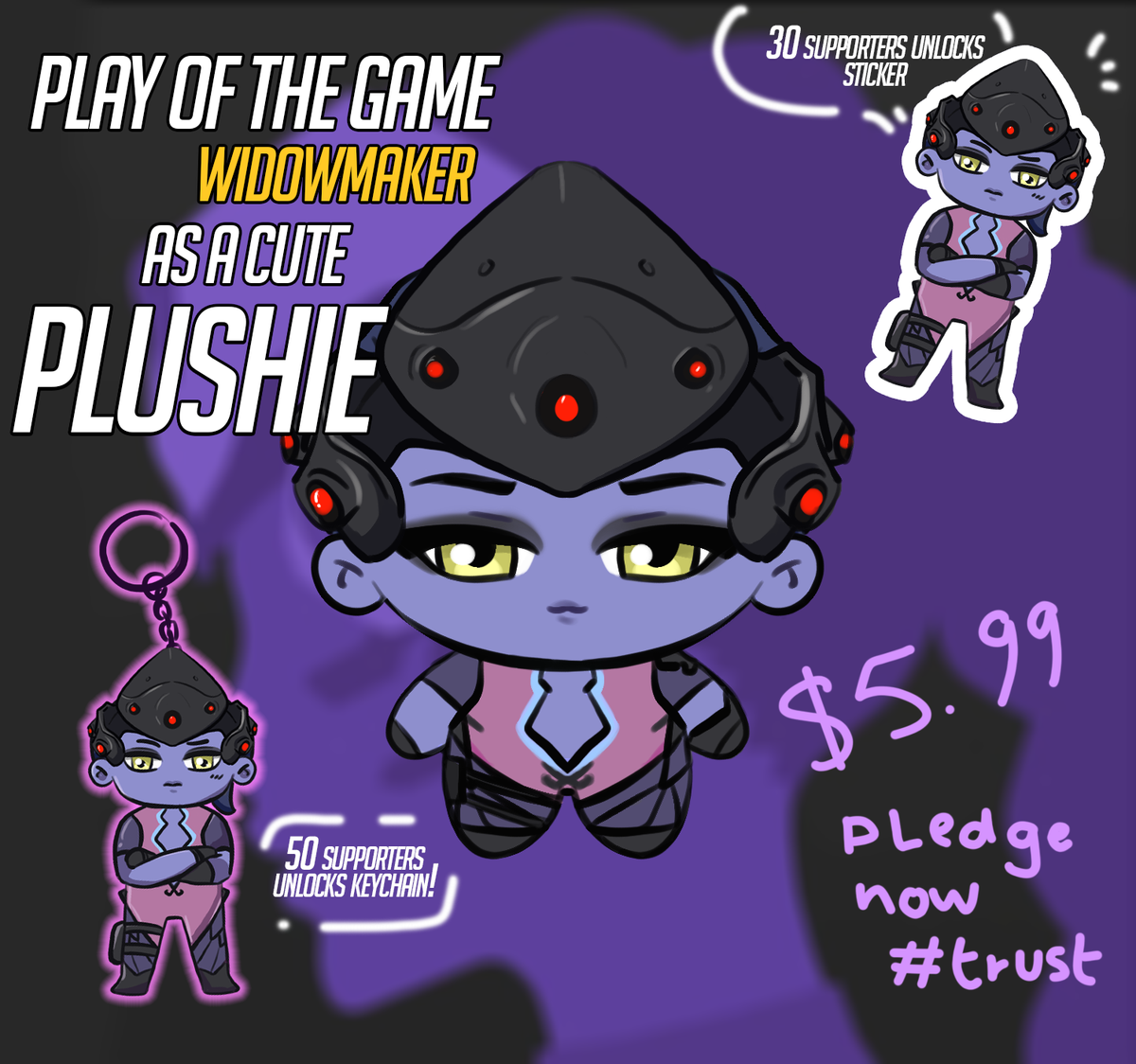 WIDOWMAKER  PLUSHIE — PETITION