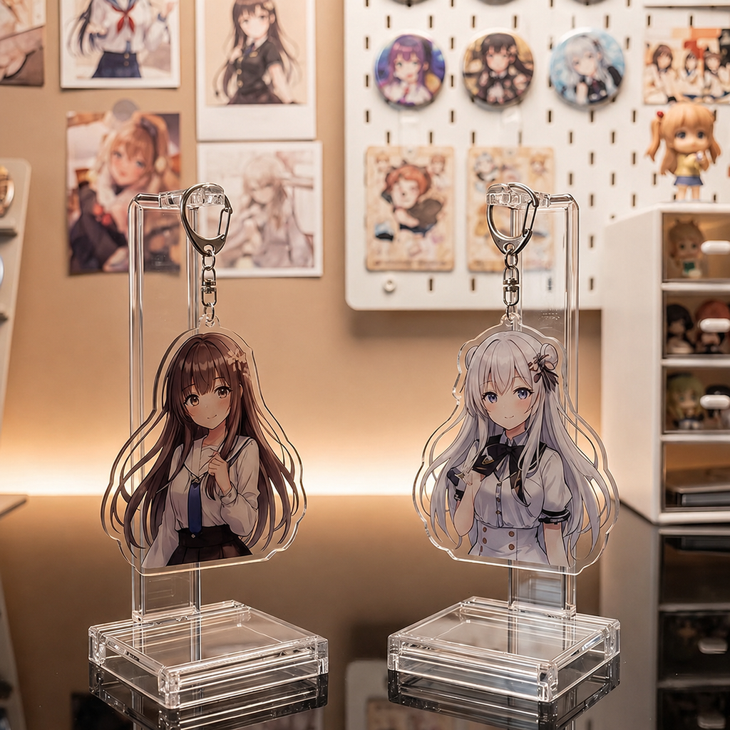 Clear Acrylic Hanging Display Stand