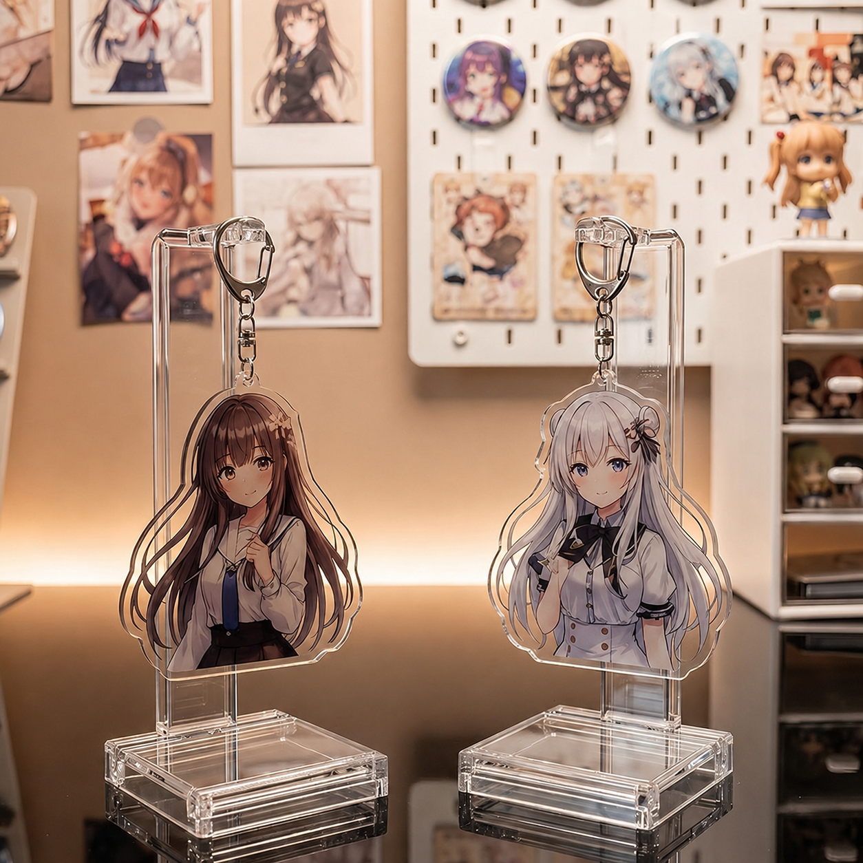 Clear Acrylic Hanging Display Stand