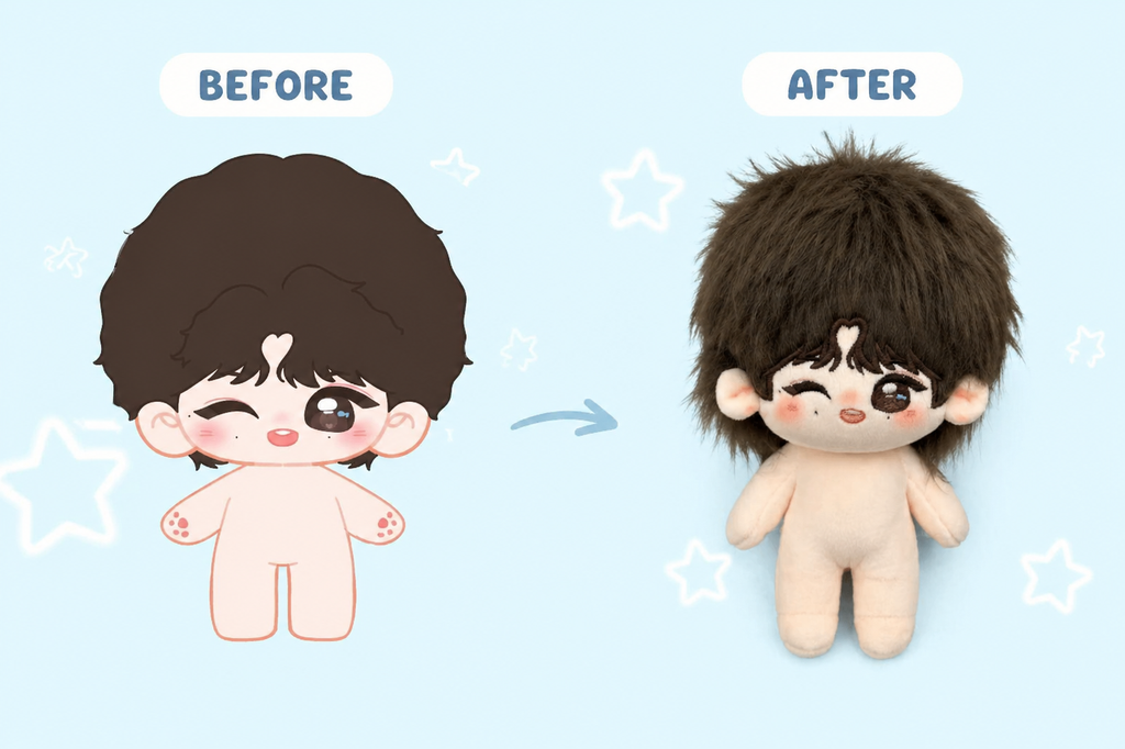 10cm Custom Plush — Simple Design
