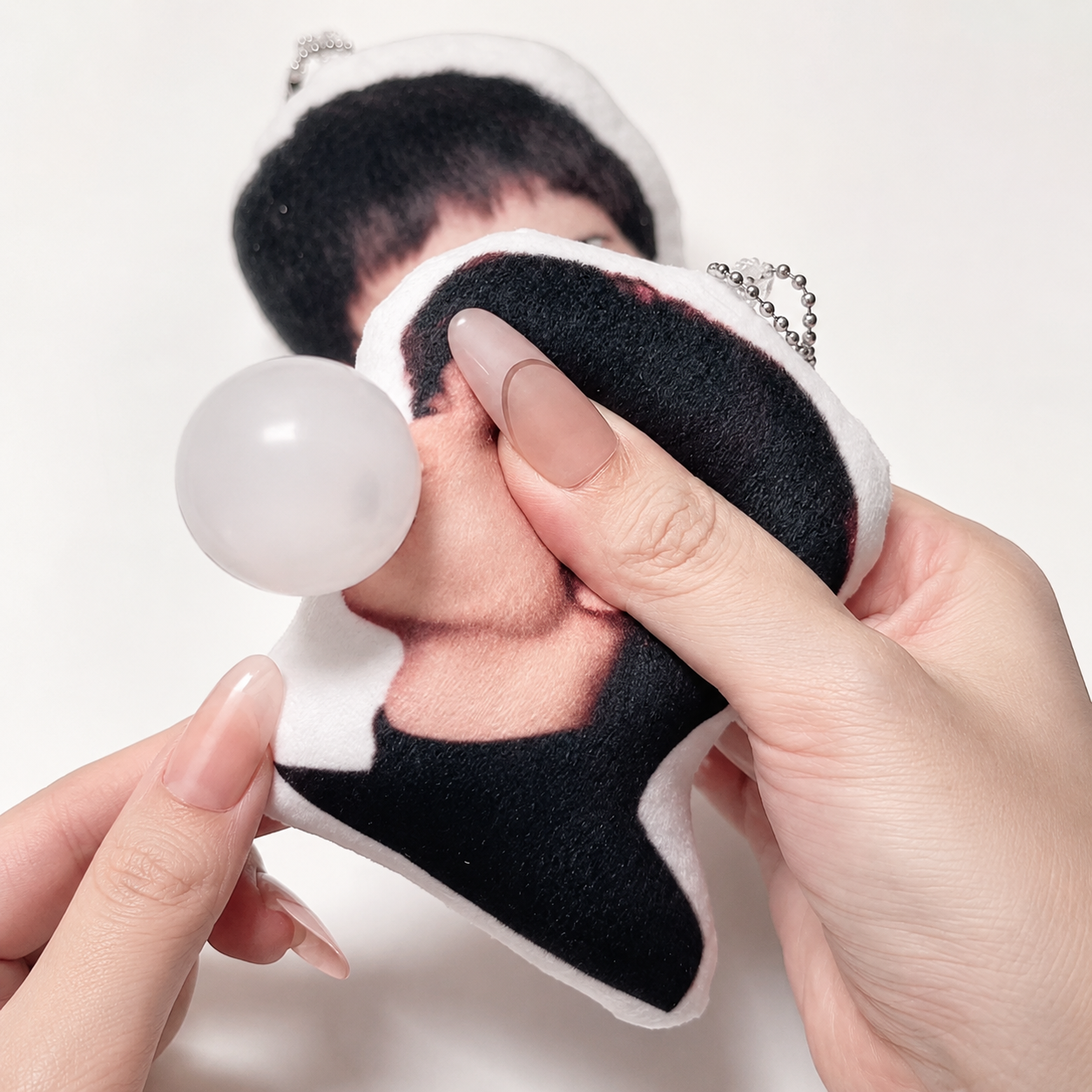 Custom Bubble-Blowing Plush