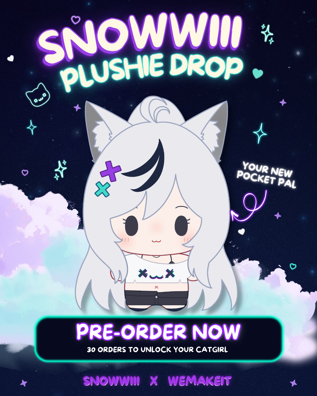 SNOWWIIII PLUSHIE — PREORDER