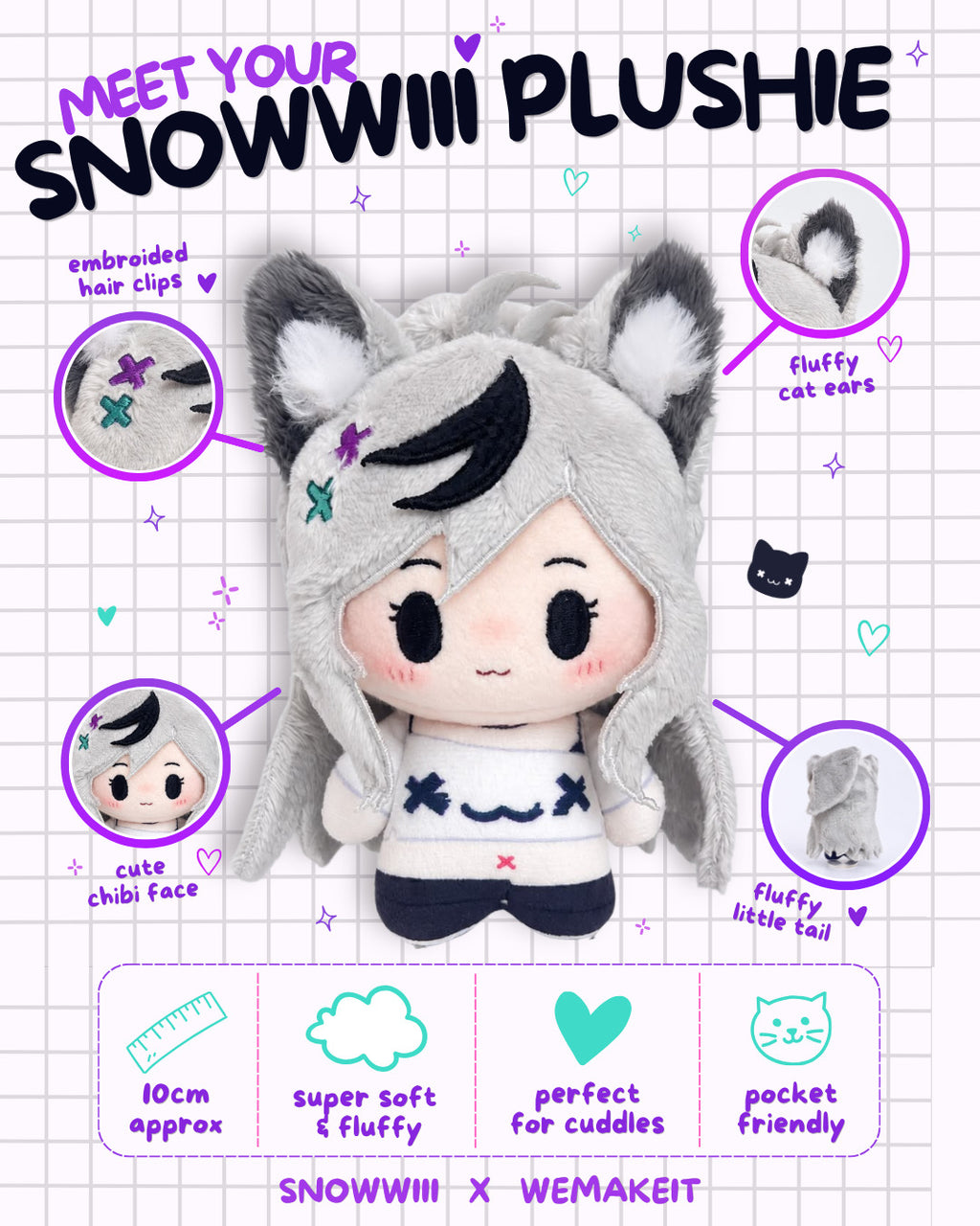 SNOWWIIII PLUSHIE — PREORDER