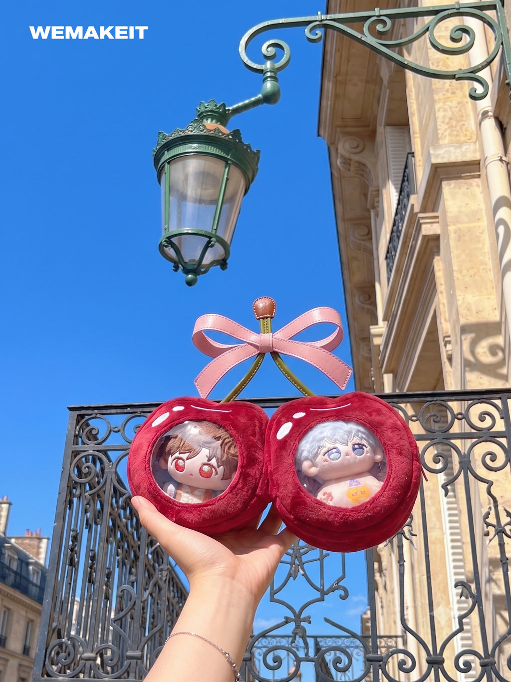 Cherry Plsuh Carrier Bag