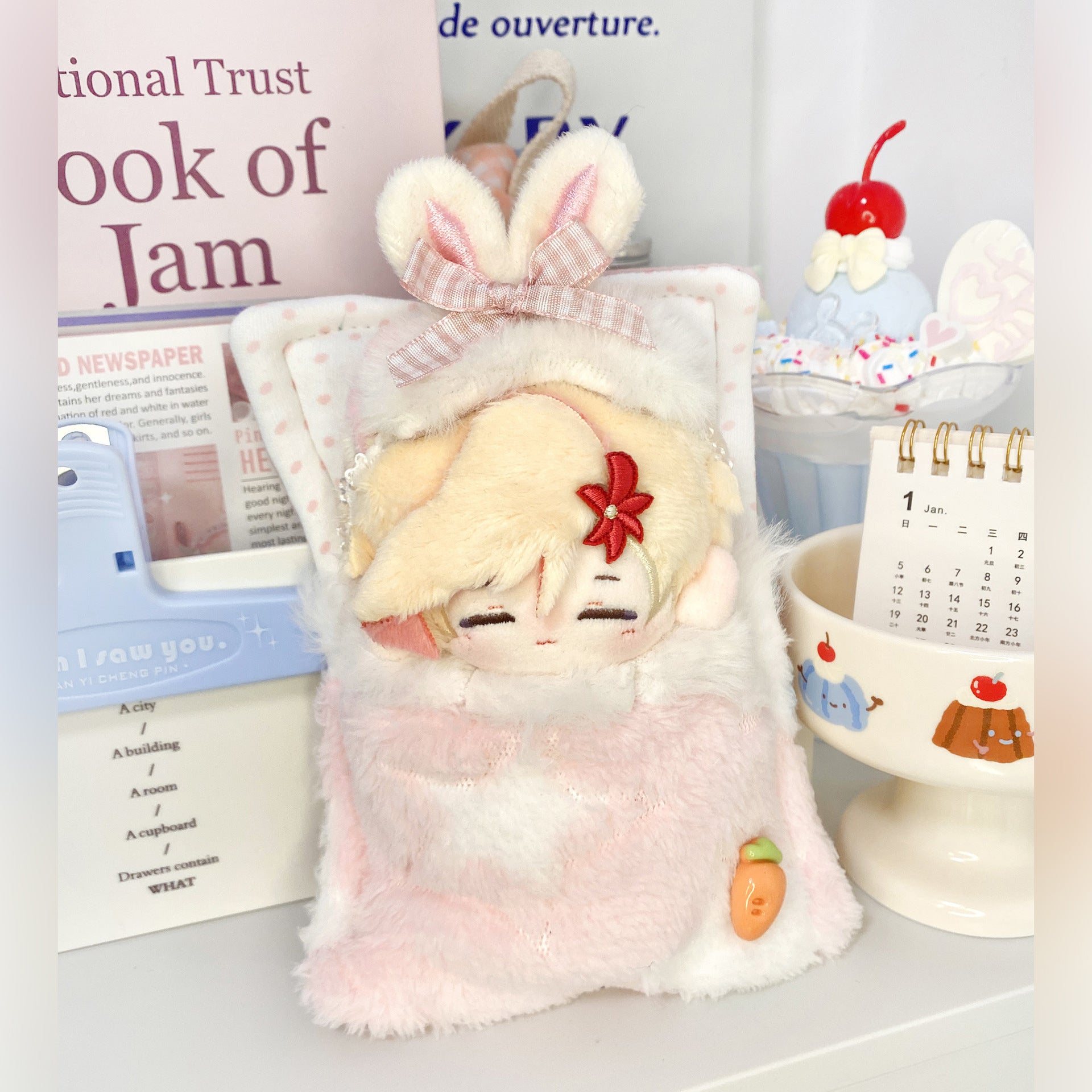 Fluffy Animal Pajama Outfit-10cm/15cm Set