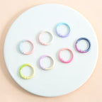20pcs Rainbow Keychain Ring