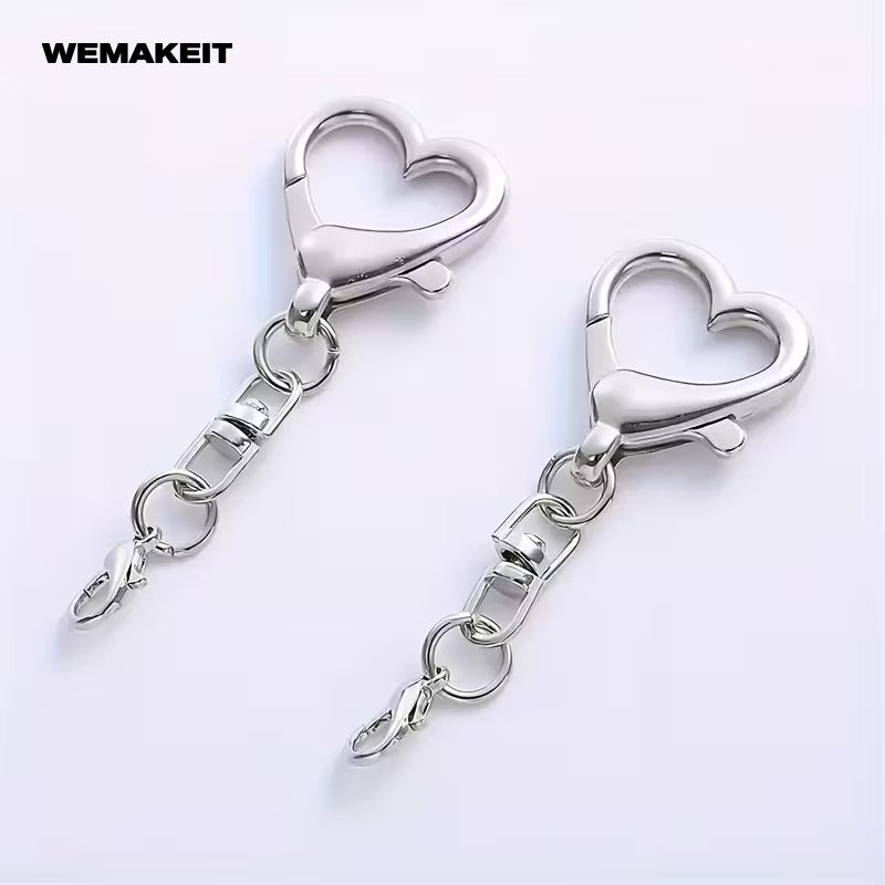 1pc Heart-Shaped Keychain Clip