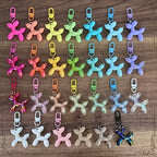 20pcs Cute Balloon Dog Keychain Charm