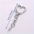 1pc Heart-Shaped Keychain Clip