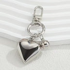 1pc Heart Charm Keychain