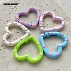 10pcs Candy Heart Keychain