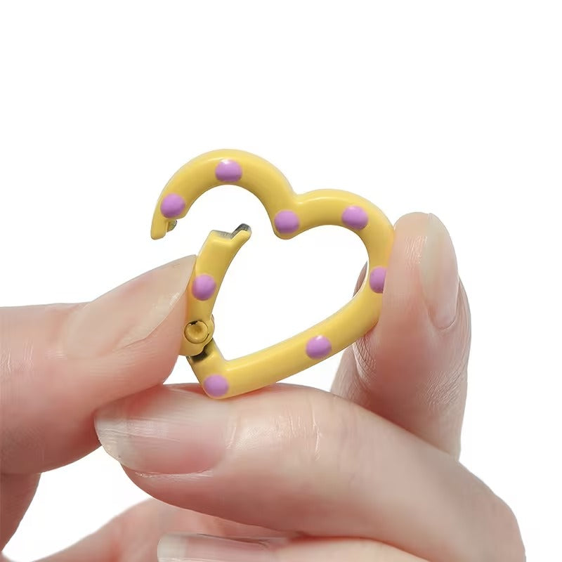 10pcs Candy Heart Keychain