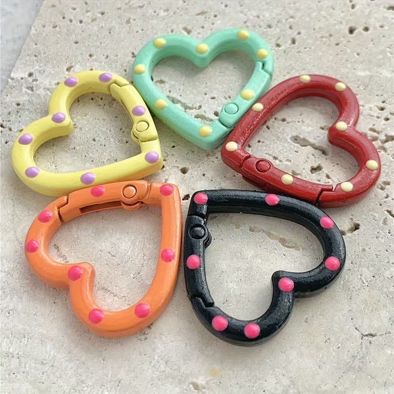 10pcs Candy Heart Keychain