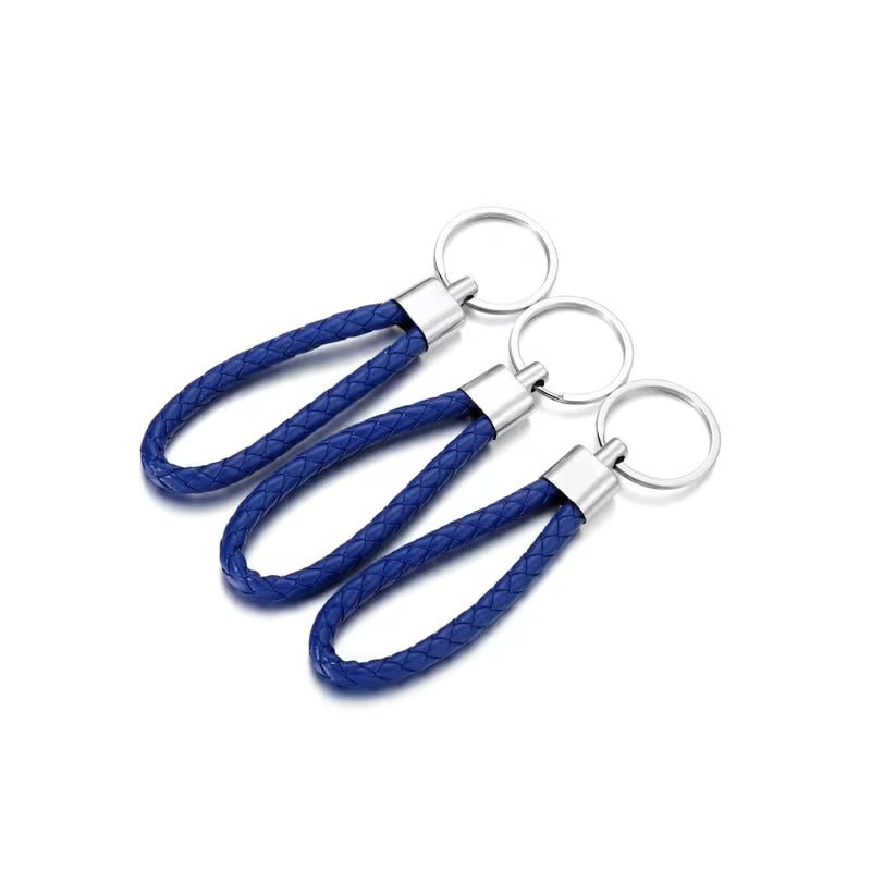 5pcs Colorful Braided Keychain