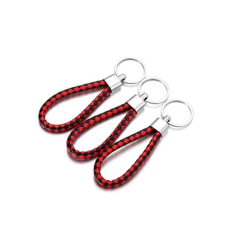 5pcs Colorful Braided Keychain