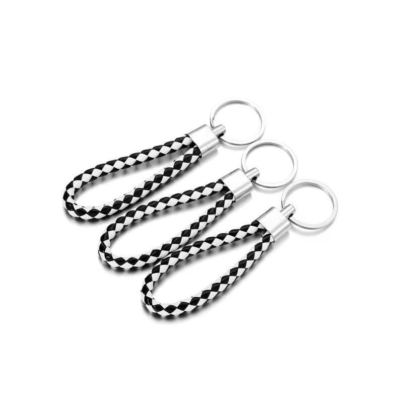 5pcs Colorful Braided Keychain