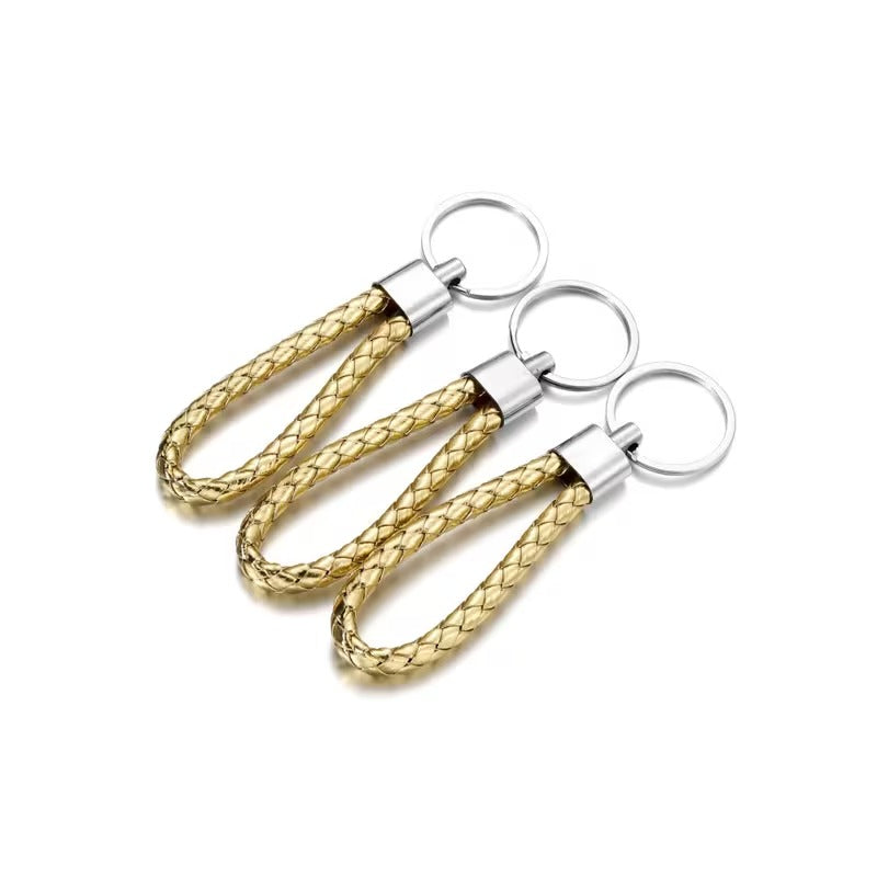 5pcs Colorful Braided Keychain