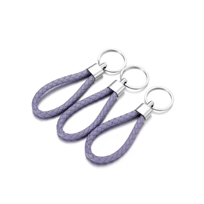 5pcs Colorful Braided Keychain