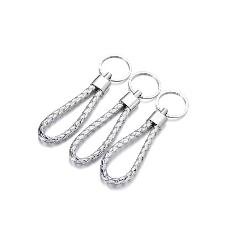 5pcs Colorful Braided Keychain