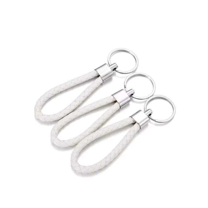 5pcs Colorful Braided Keychain