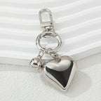 1pc Heart Charm Keychain