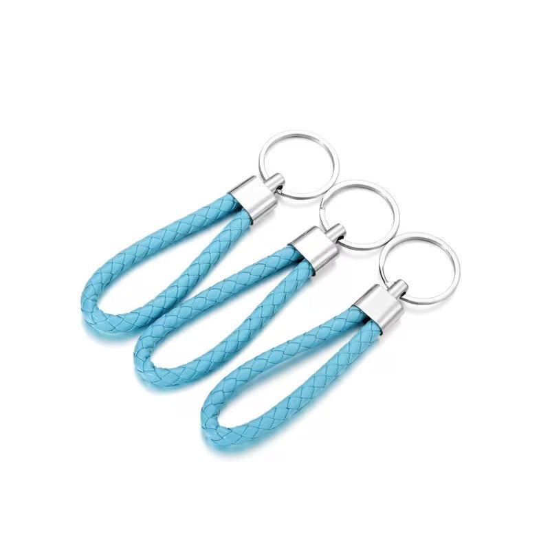 5pcs Colorful Braided Keychain