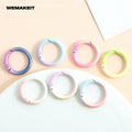20pcs Rainbow Keychain Ring