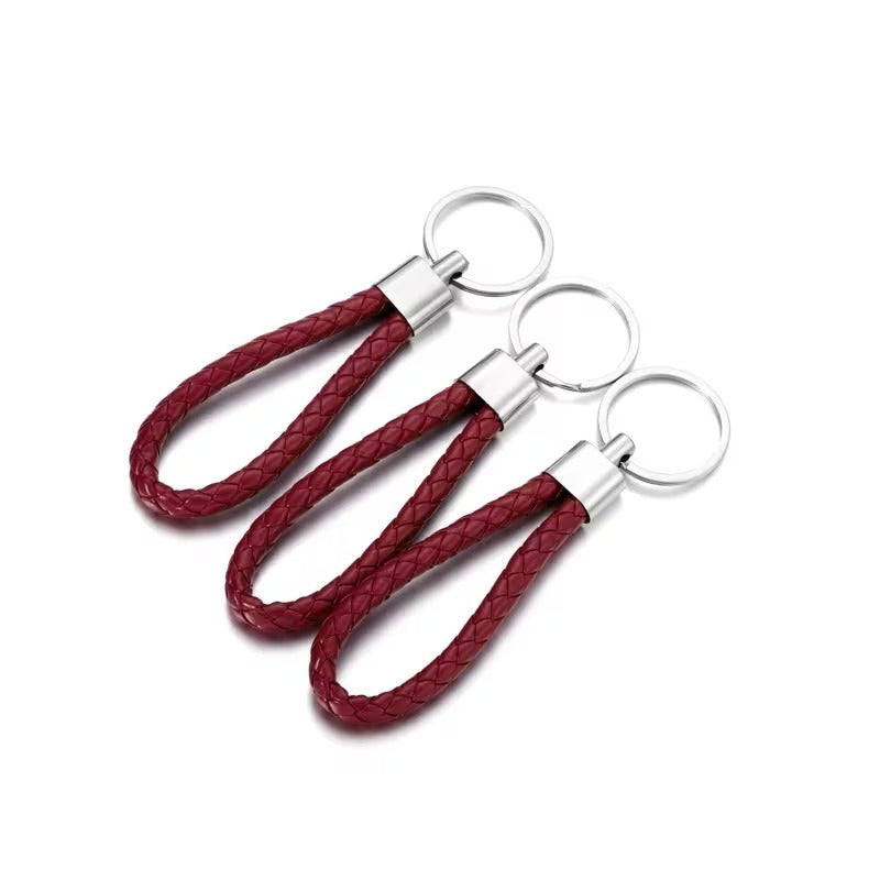 5pcs Colorful Braided Keychain